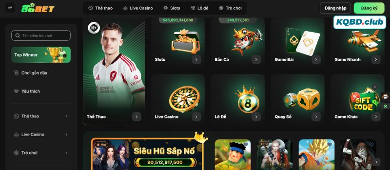 Khám phá những ưu điểm đáng kể tại 86BET