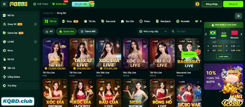 Kho game giải trí đặc sắc tại FO88 Kho game giải trí đặc sắc tại FO88