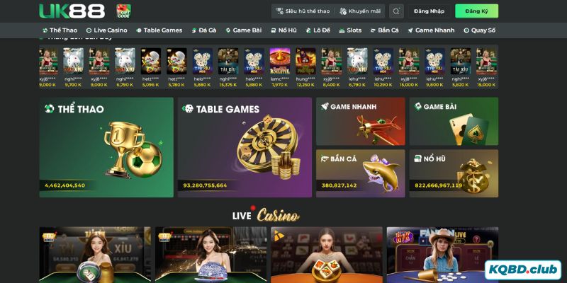 UK88 tạo ấn tượng mạnh mẽ với kho game cực chất UK88 tạo ấn tượng mạnh mẽ với kho game cực chất