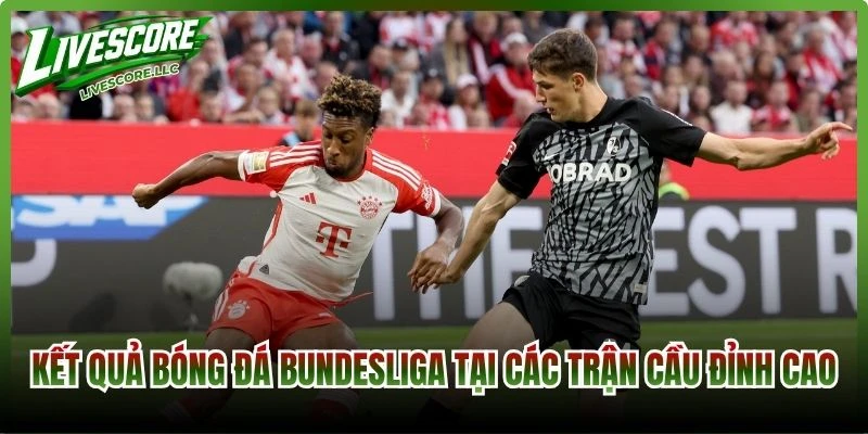 Kết quả bóng đá Bundesliga tại các trận cầu đỉnh cao